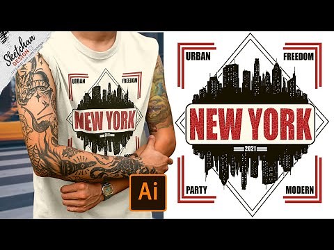 Streetwear Design | T-Shirt Design in Adobe Illustrator I Tutorial