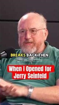 When I Opened for Jerry Seinfeld | Louis CK 😂🤣😂