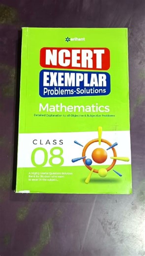 class 8th ncert examplar math #books #maths