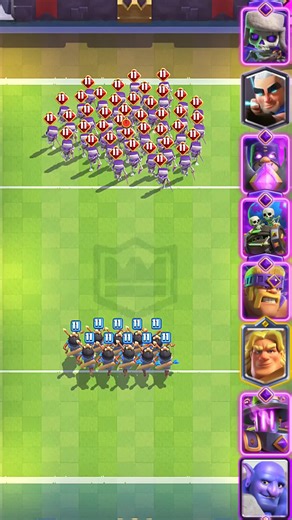 Princess vs. Cards Showdown in Clash Royale