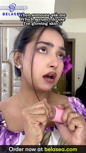 When they ask my serum name for glowing skin…Me protecting it like exam answers 🫣 #reels #funny