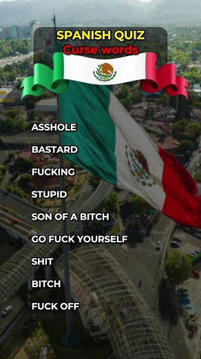 Learn Spanish Curse Words and Quiz | Easy Spanish Lesson