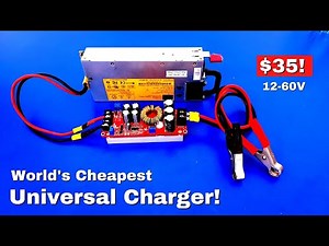 Cheapest Universal Battery Charger Using a DC-DC Boost Converter