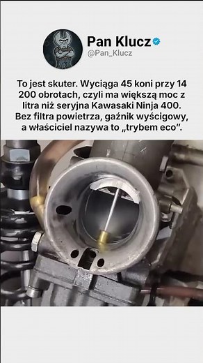 Skuter z 45 końmi w trybie eco 😳🛵💨