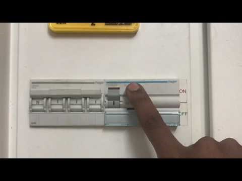 How to test and reset RCCB