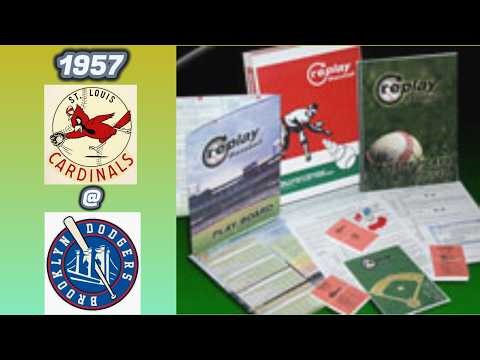 Replay Baseball Board Game - 1957 Brooklyn Replay!!