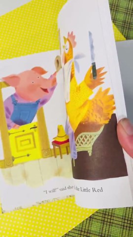 The Little Red Hen Upcycled Golden Book Journal – Spring Themed Notebook or Scrapbook - Etsy