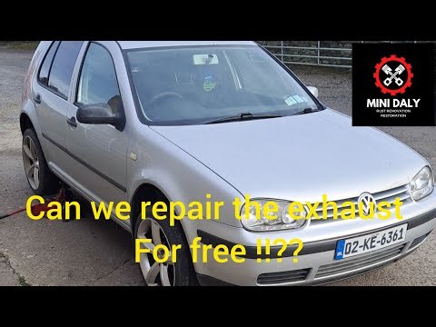 Mk4 golf exhaust work