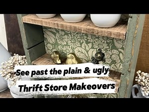 Repurposed Outdated Display Cases: Elevating Thrifted Finds into Festive Masterpieces