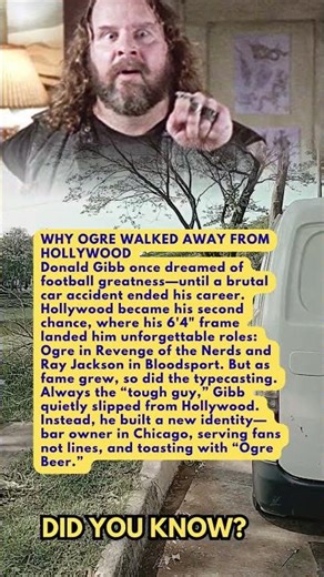 WHY OGRE WALKED AWAY FROM HOLLYWOOD