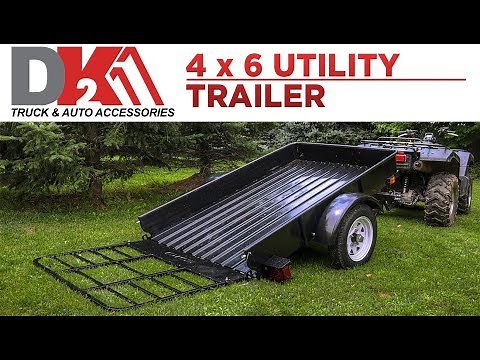 DK2 Trailers | 4 ft. x 6 ft. Utility Trailer