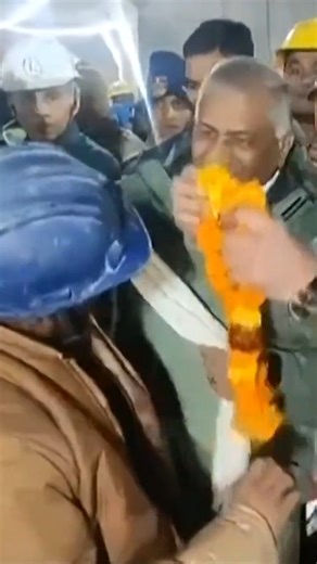 6.8K views · 99 reactions | India rescued all 41 workers trapped in a collapsed tunnel for more than two weeks These were the emotional scenes as the workers and rescue teams emerged https://bloom.bg/3Giydpd | Bloomberg | Facebook