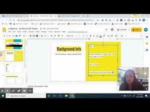 All About Me - Google Slides Presentation