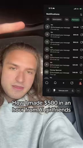 A guy made $500 in 1 hour using ClaudeOn the internet, he found a guide on creating AI girl and mastered the creation mechanics in just 24 hoursHe created 15 accounts on FanvueFirst week + $1590Second week + $4865Third week + $7850Month + $12640Now + $500 an hour> Claude creates AI girlfriend , comes up with visual> Claude works with platform algorithms> Posts content at set time> Works autonomouslyClaude + Fanvue = $The full guide is already available to the public, add it to your bookmarks