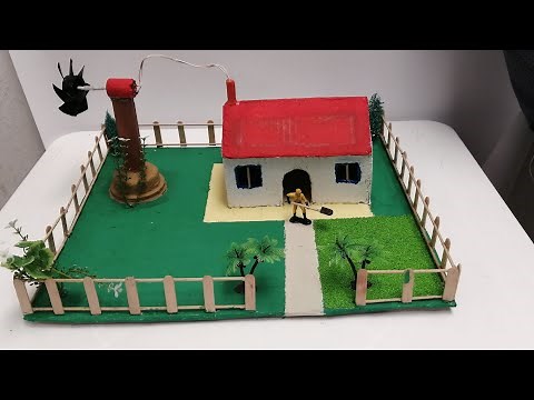 🔵 Como Hacer La Maqueta de La Energía Eólica ¡¡SIMPLE Y FUNCIONAL!!