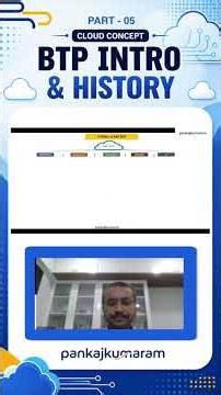 5. CLOUD CONCEPT AND BTP | PANKAJUKUMARAM