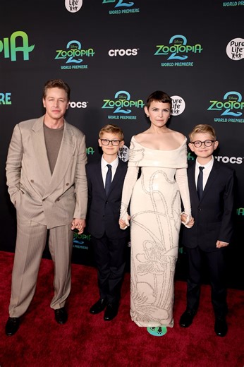 Josh Dallas and Ginnifer Goodwin’s Sons Make 1st Red Carpet Appearance at ‘Zootopia 2’ Premiere