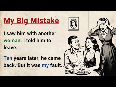 Learn English through Stories Level 3 ⭐ My Big Mistake - Improve your English | English Audio Story