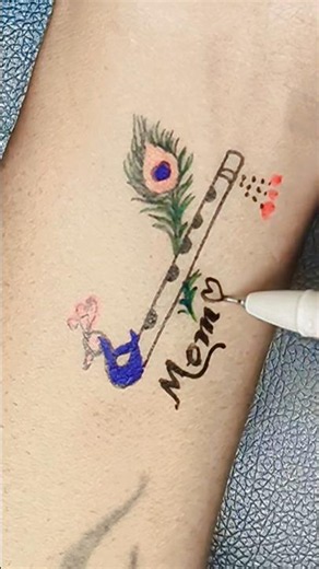 Crazy pen art tattoo trick #tattoo #trending #art