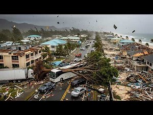 Mariana Island Destroyed Today! Super Typhoon Sinlaku Swept Away Many Homes in Saipan