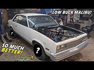 Our First Upgrade To The Low Buck Malibu! New Wheels and Tires TOTALLY Changed This Car!