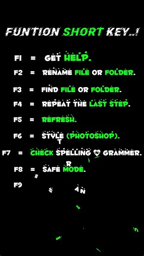 PC Gyana. f1 to f12 shortcut ki.🤞