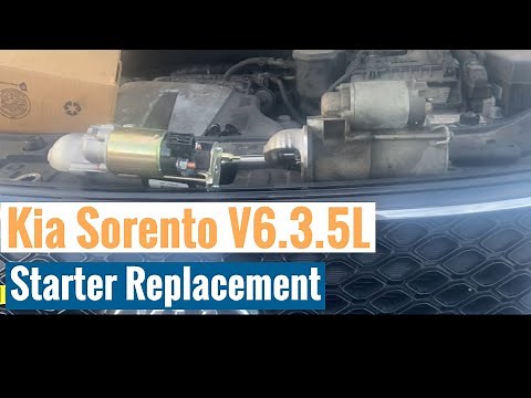 Kia Sorento V6 Starter Replacement 🚘