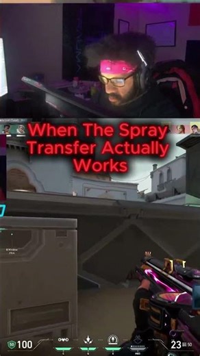 When The Spray Transfer Actually Works | #bronx #nyc #valorantclips #gaming #twitch