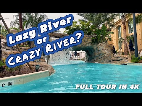Crystal River Rapids at the Gaylord Palms Lazy River or Crazy River? Full Tour in 4K!