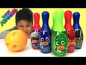 Bowling Set Indoor and Outdoor Fun Children Games with Troy