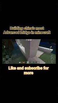 building china's beautiful bridge in minecraft