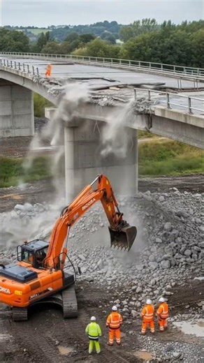Bridge Demolition 2025 | Controlled Explosion & Collapse | Incredible Engineering Feat