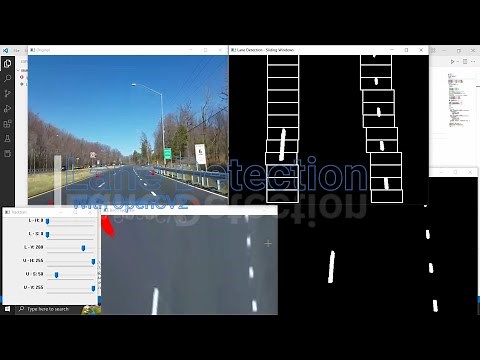 Lane Detection Using Sliding Windows In Python Using OpenCV | Tutorial | Image Processing Project