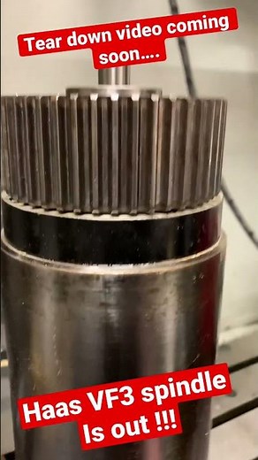 Haas VF3 spindle removal