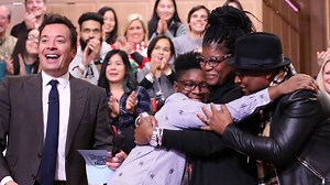 847K views · 10K reactions | Jimmy performs a random act of kindness for a couple in his audience, whose home was damaged twice by two hurricanes, by teaming up with Team Depot and Operation Blessing International. | The Tonight Show Starring Jimmy Fallon | Facebook