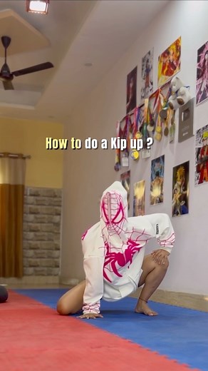 Shraddha Rangarh l Martialarts I fitness l tutorials on Instagram: "‼️Kip up tutorial ‼️ Share & save ✅ #kipup #kickup #tutorial #stunts #teaching"