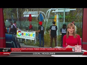 Google employees fired over Tuesday's protest