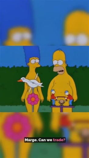 The Simpsons Nostalgia on Instagram: "Marge can we trade 💑 “Natural Born Kissers” Season 9 Episode 25 #TheSimpsons #Simpsons #BartSimpson #HomerSimpson #Viral"