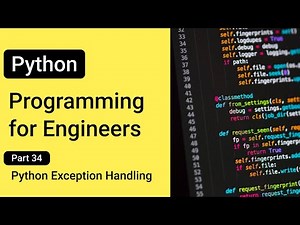 Exception Handling --- Python Programming for Engineers