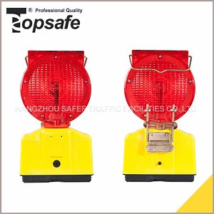 [Hot Item] Flashing Solar LED Warning Light Lamp for Traffic Road Safety