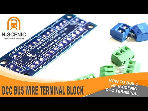 Model Railway DCC BUS WIRE TERMINAL BLOCK kit