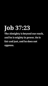 13K views · 2K reactions | He is mighty in power . . #bibleverse #bibleportal #MightyInPower #FairAndJust #NoOppression | Bible Portal | Facebook