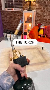 The Torch • A necessary tool when working with resin. I know it looks close to my hand but it’s actually not. Plus I’m moving it so quickly I can’t even feel it. • #crafts #crafter #smallbusiness #entrepreneur #handmade #shopsmall #custom | Teach Over the Rainbow