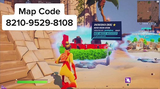 New 3v3v3v3 (XA) Zone Wars Map - Code 8210-9529-8108