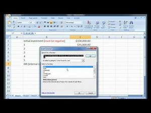 Calculate IRR Using Excel in 30 Seconds