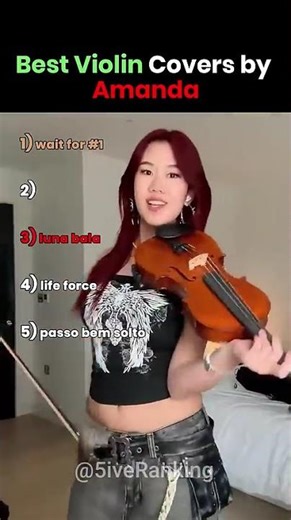 These Violin Covers by Amanda Are Insane #violin #talented #shorts