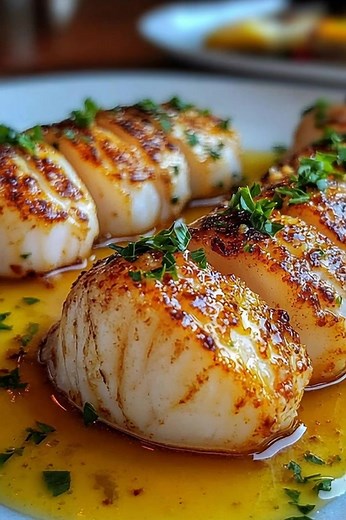 10K views · 125 reactions |  Lemon Butter Seared Scallops  A...
