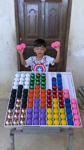 unique challenge - huge board 450 balls color puzzle super fun game for everyone - sort ball puzzle - matching different colors solve games challenge #721 | Bonnie Nix