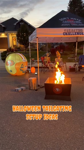 Halloween Tailgating Ideas 💡 We setup a HalloweenGating party to give you some tips this Halloween season. Crown Shades Sporticulture Kijaro #tailgating #halloween #spookyseason | Tailgating Challenge