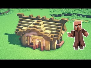 Minecraft: How to Build a Modern Villager House - Minecraft Build Tutorial